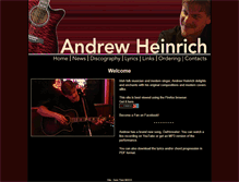 Tablet Screenshot of andrew-heinrich.com